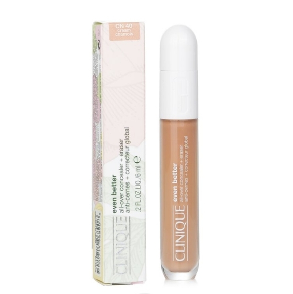Clinique CN-40 Even Better™ All-Over Concealer + Eraser NIB - Picture 3 of 7